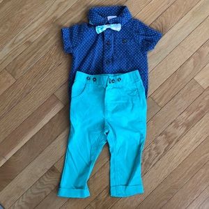 Cat & Jack Bow Tie Outfit